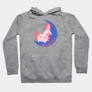 Relaxolotl Cute Baby Relaxing Axolotl Hoodie